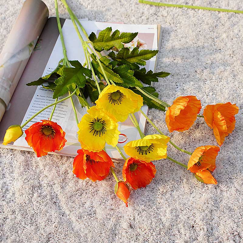 Mini Poppies Artificial Flower