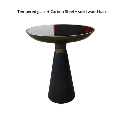 Minimalist Leather Side Table Coffee Table