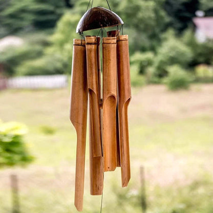 Mirzam Bamboo 5 Tubes Wind Chimes