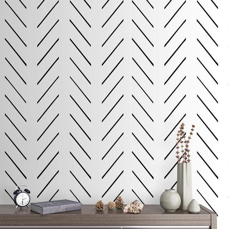 Modern Delicate Herringbone Wallpaper Wallpapers