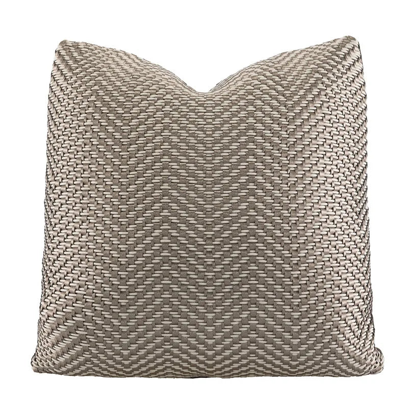 Three-dimensional Pleated Cotton and Linen Texture Sofa Pillowcase