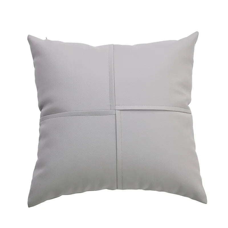 Light Luxury Leather Cushion Pillowcase