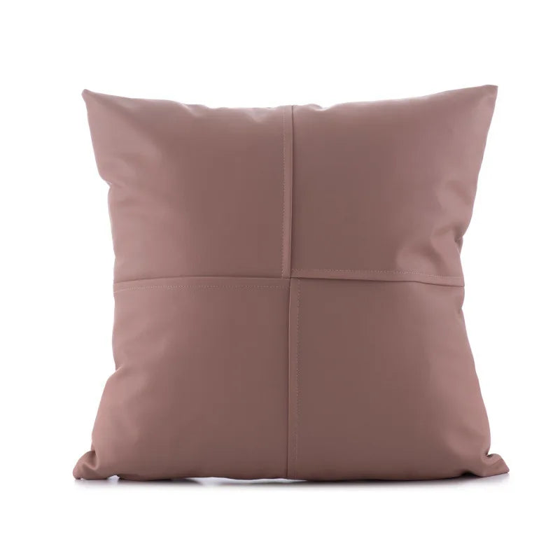 Light Luxury Leather Cushion Pillowcase