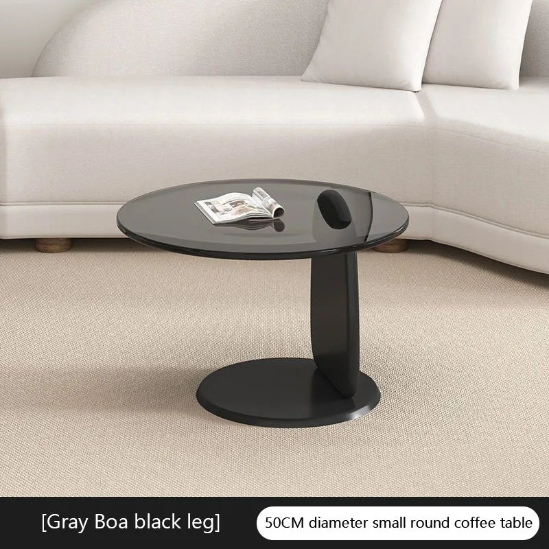 Ensemble de table basse en verre simpliste