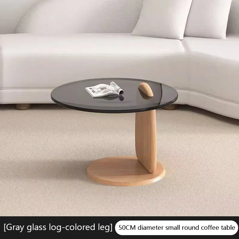 Simplistic Glass Coffee Table Set