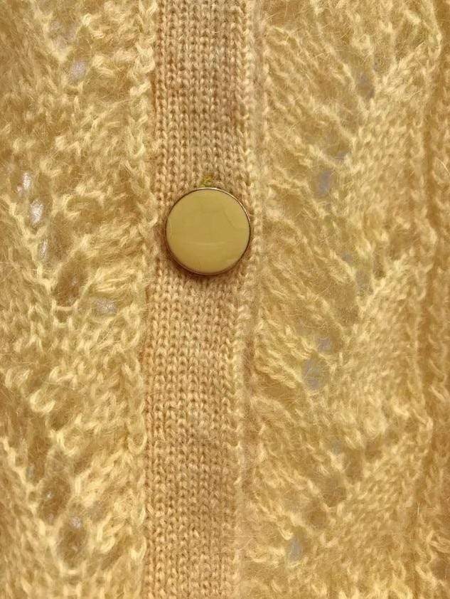 Mohair Knitted Cardigan Sweater Sweater