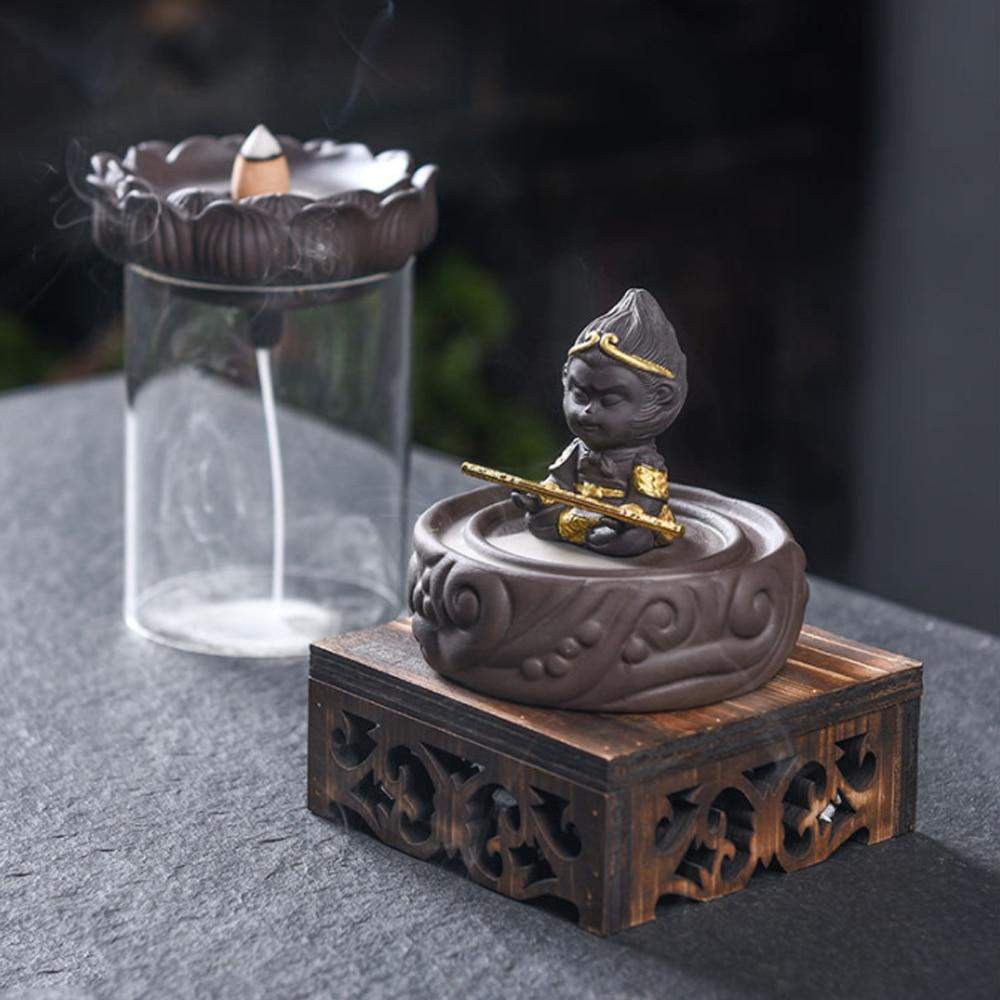 Monkey King Backflow Incense Burner