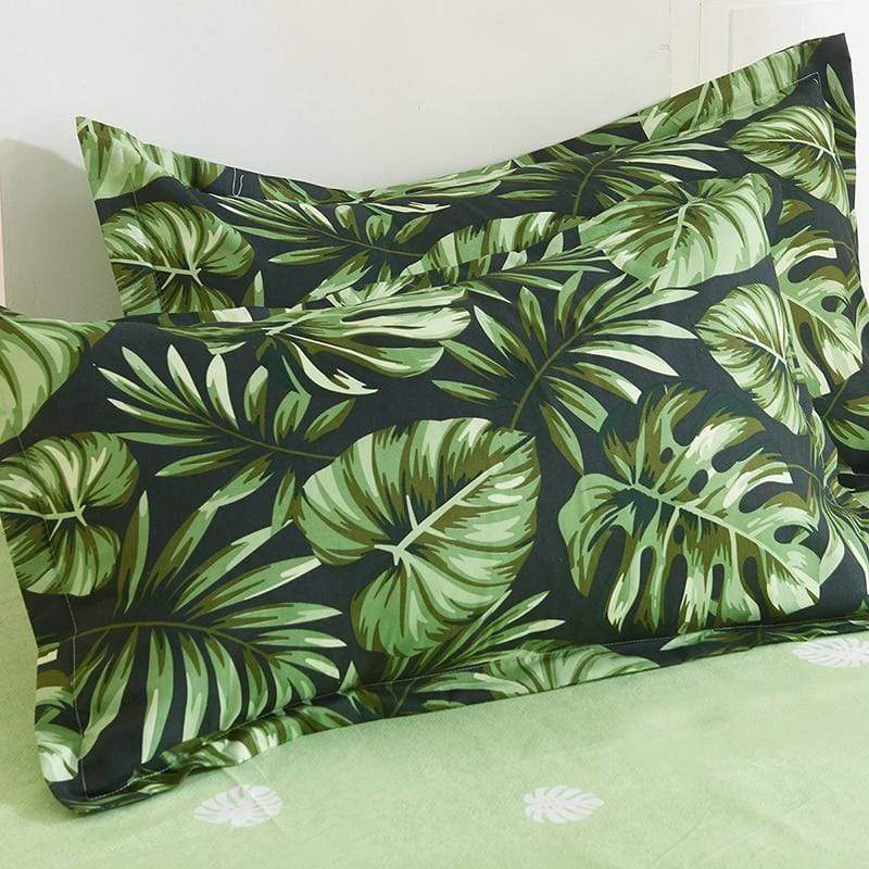 Monstera Leaf Duvet Cover Set Duvet Covers & Sets