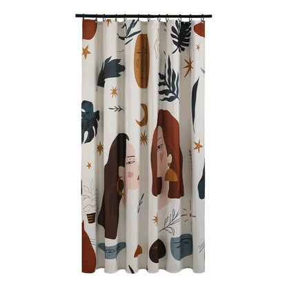 Moon Girls Shower Curtains