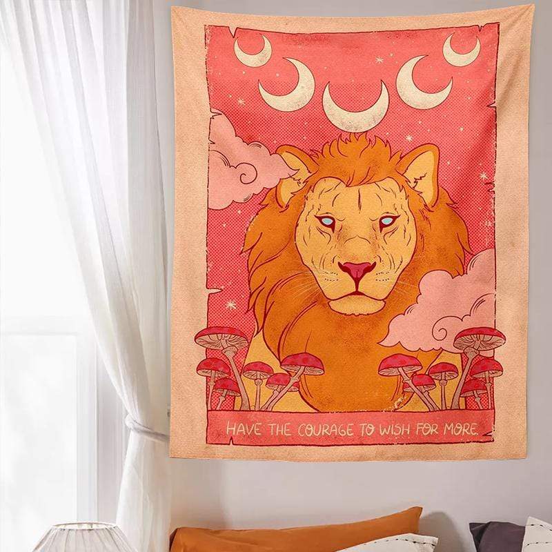 Moon Leo Tapestry