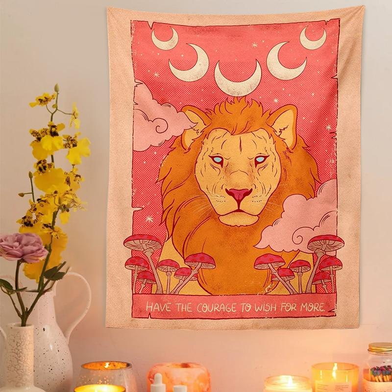 Moon Leo Tapestry