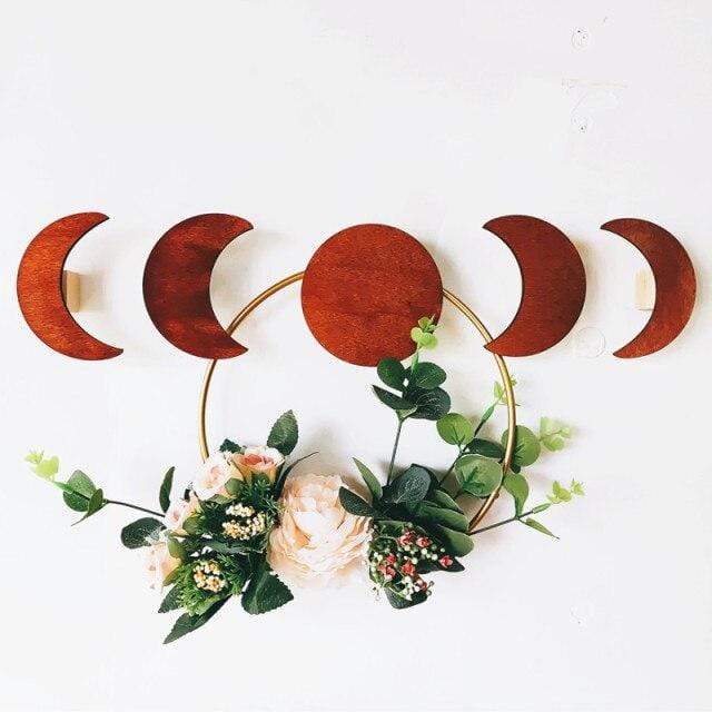 Moon Phases Wall Hooks