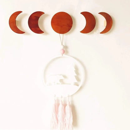 Moon Phases Wall Hooks