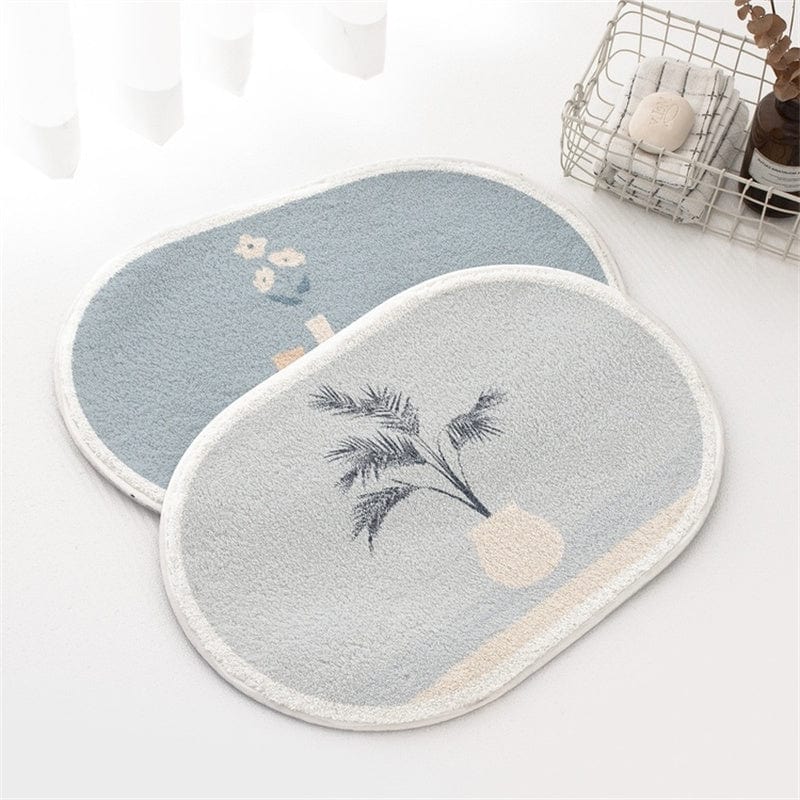 Morandi Semicircle Bath Mat