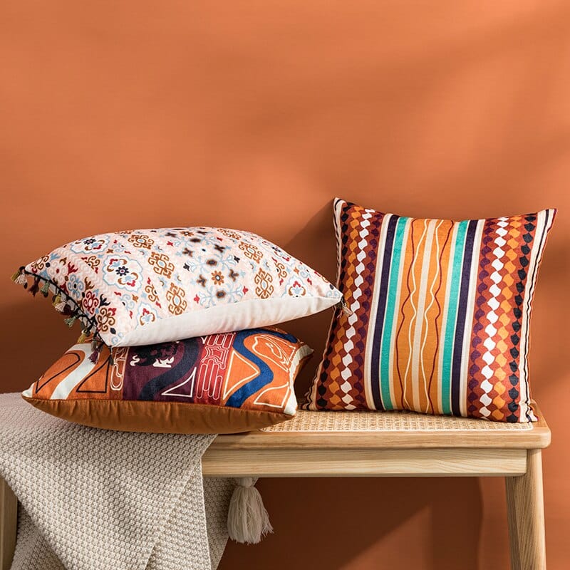 Moroccan Geometric Cushion Cover