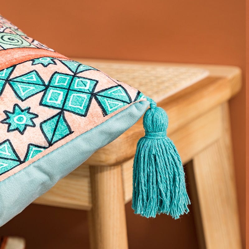 Moroccan Geometric Cushion Cover