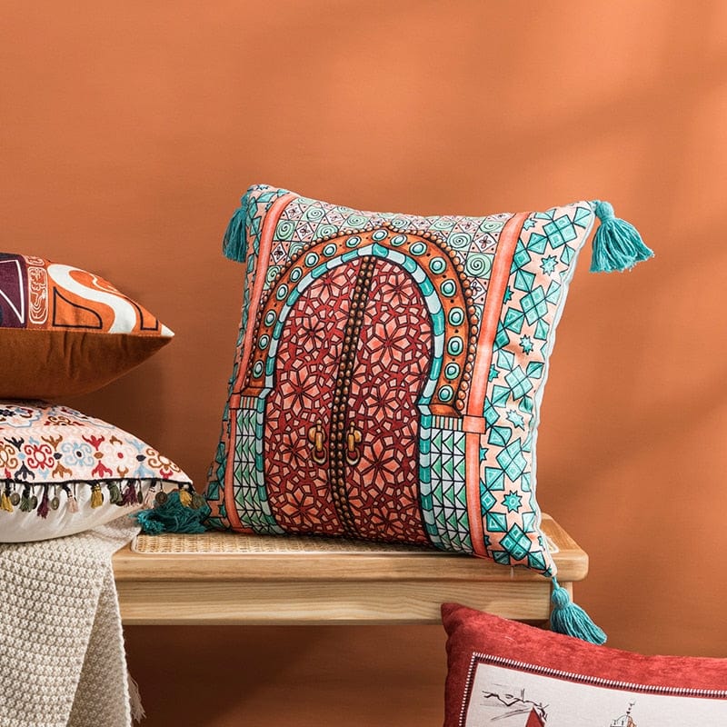 Moroccan Geometric Cushion Cover