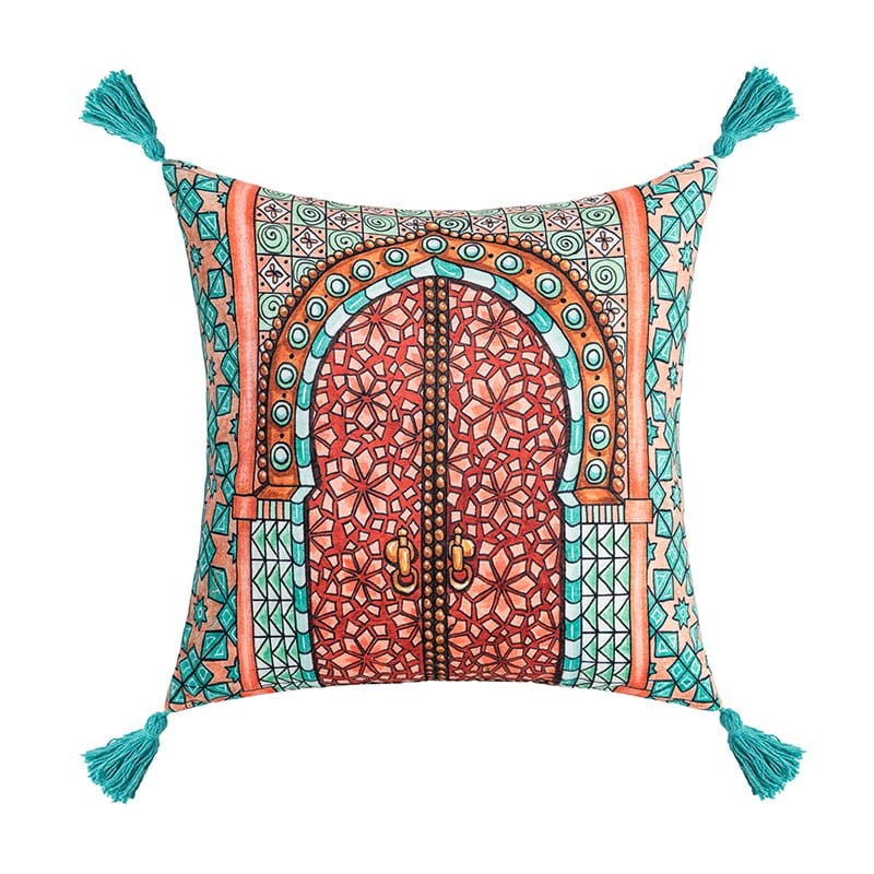 Moroccan Geometric Cushion Cover