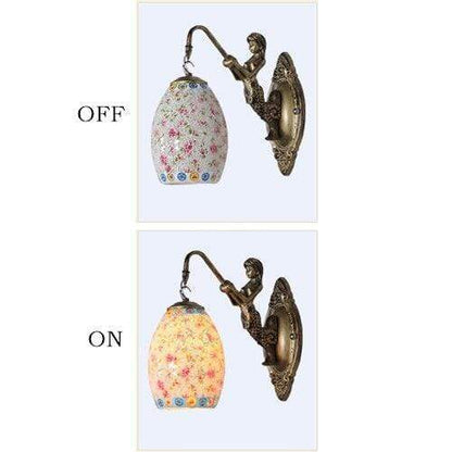 Moroccan Mosaic Wall Sconce Lamp