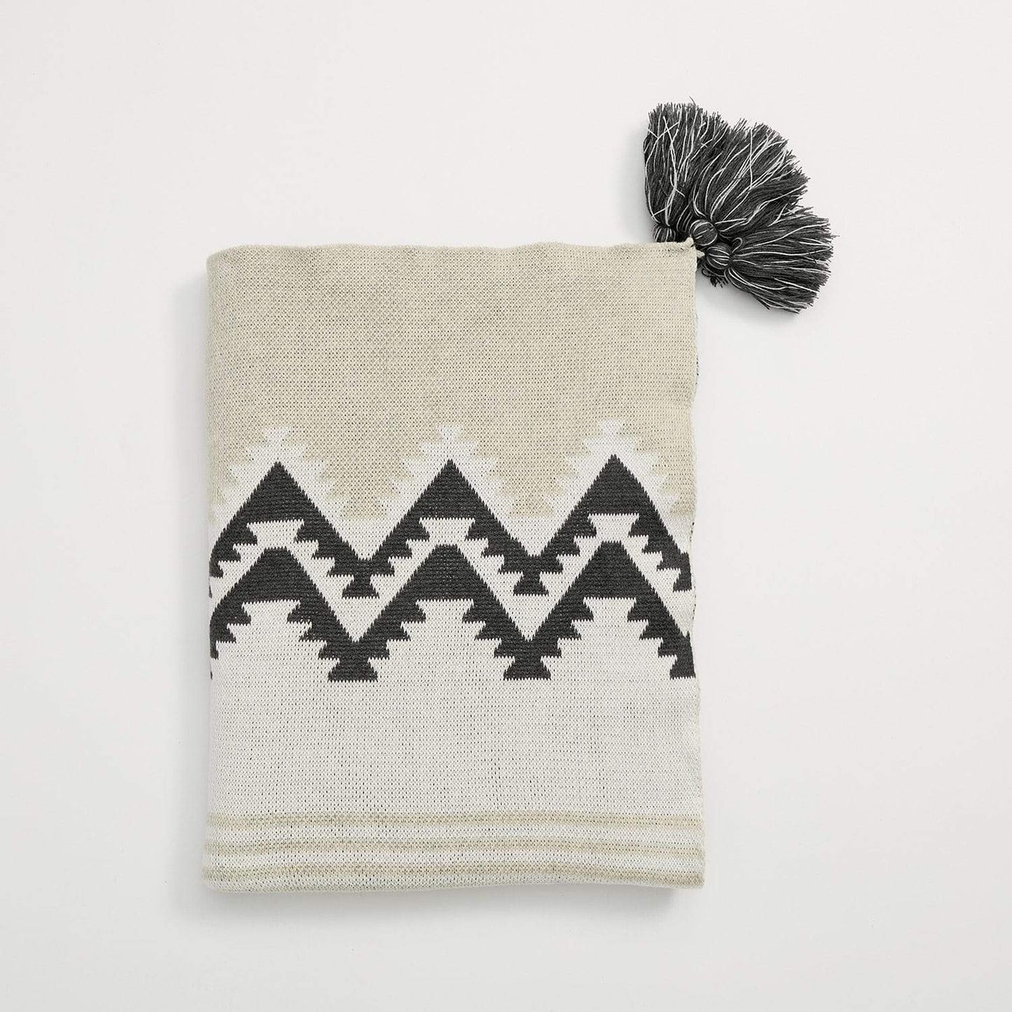 Moroccan Tassel Throw Blanket Blankets & Throws