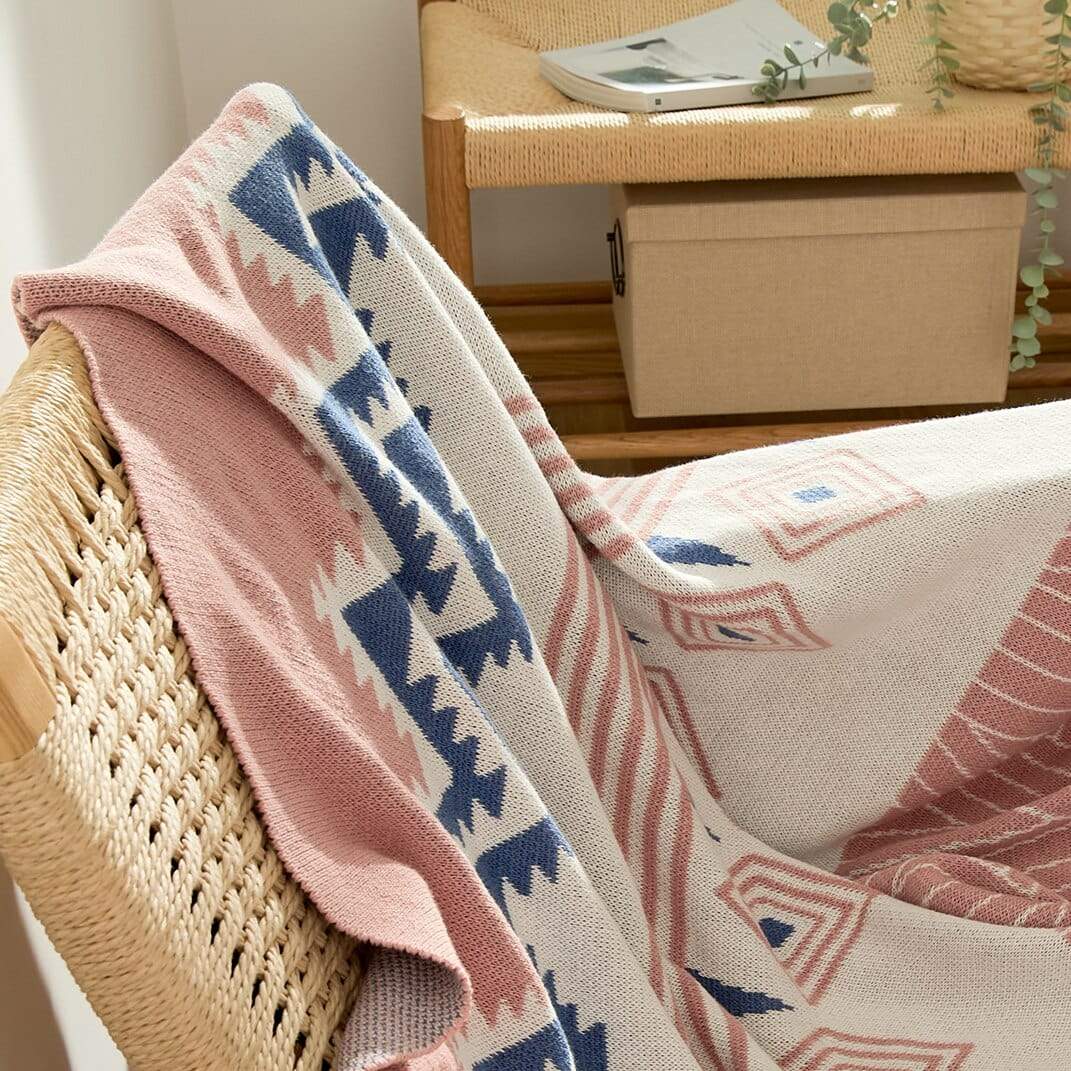 Moroccan Tassel Throw Blanket Blankets & Throws