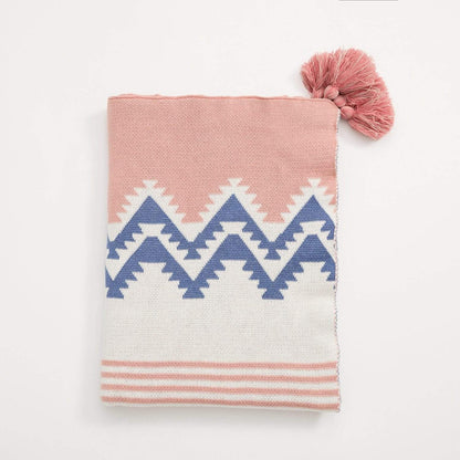 Moroccan Tassel Throw Blanket Blankets & Throws