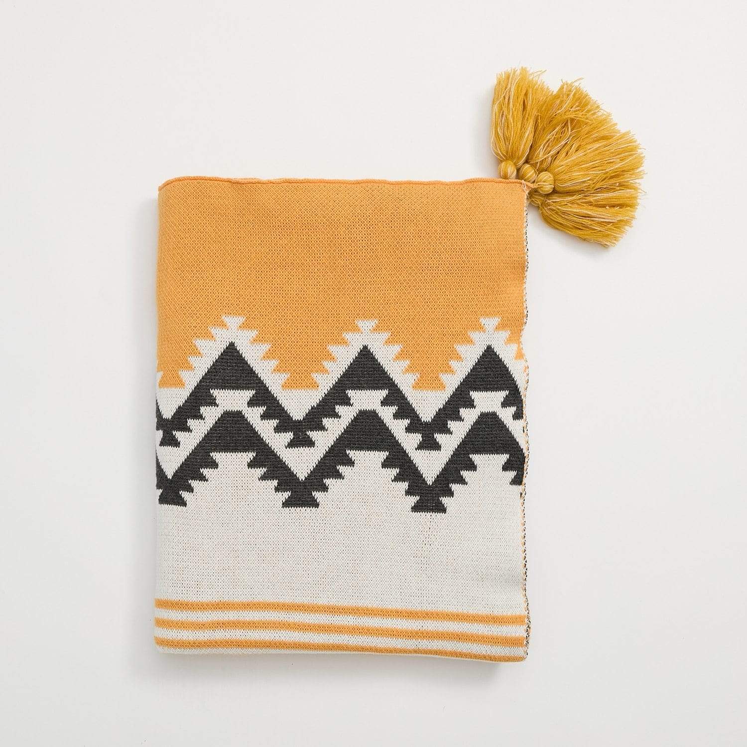 Moroccan Tassel Throw Blanket Blankets & Throws