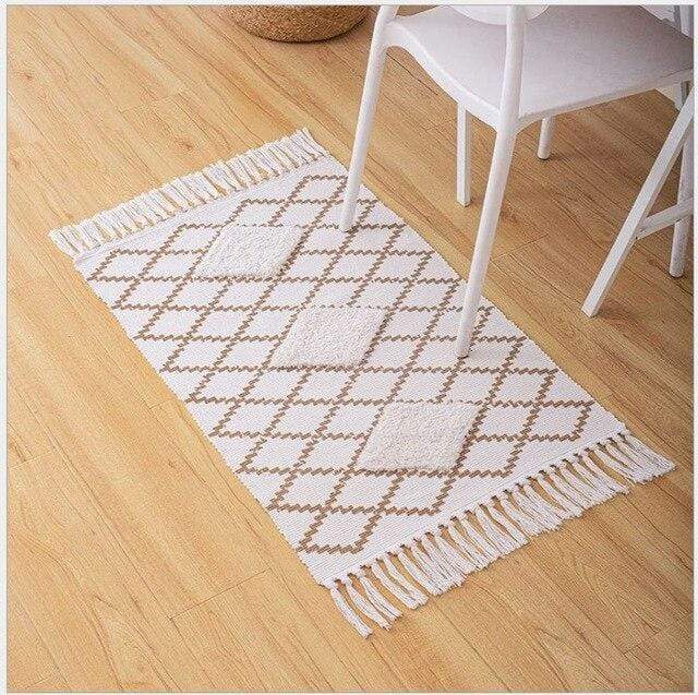 Morocco Tassels Floor Mat Rugs