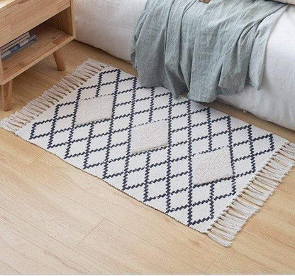 Morocco Tassels Floor Mat Rugs