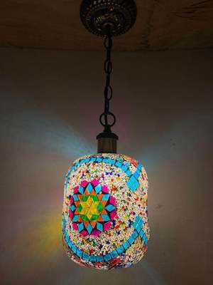 Mosaic Boho Chandelier