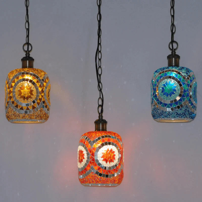 Mosaic Boho Chandelier