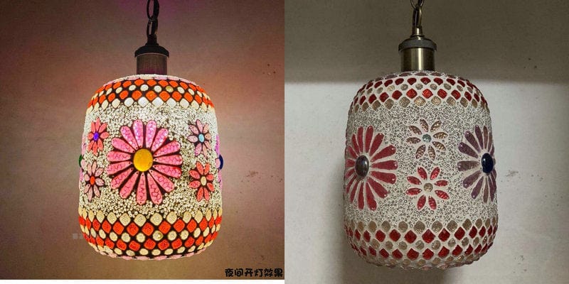 Mosaic Boho Chandelier