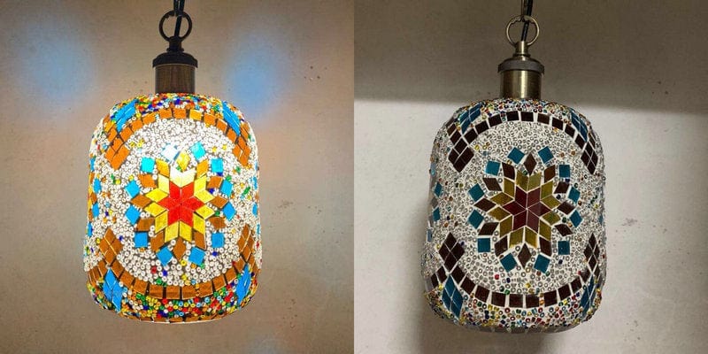 Mosaic Boho Chandelier