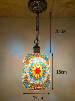 Mosaic Boho Chandelier