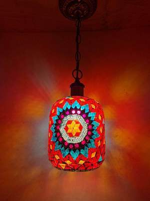 Mosaic Boho Chandelier