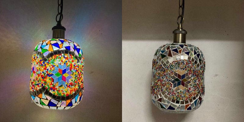 Mosaic Boho Chandelier