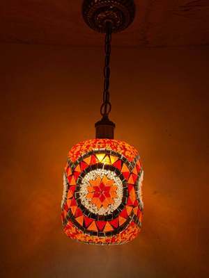 Mosaic Boho Chandelier