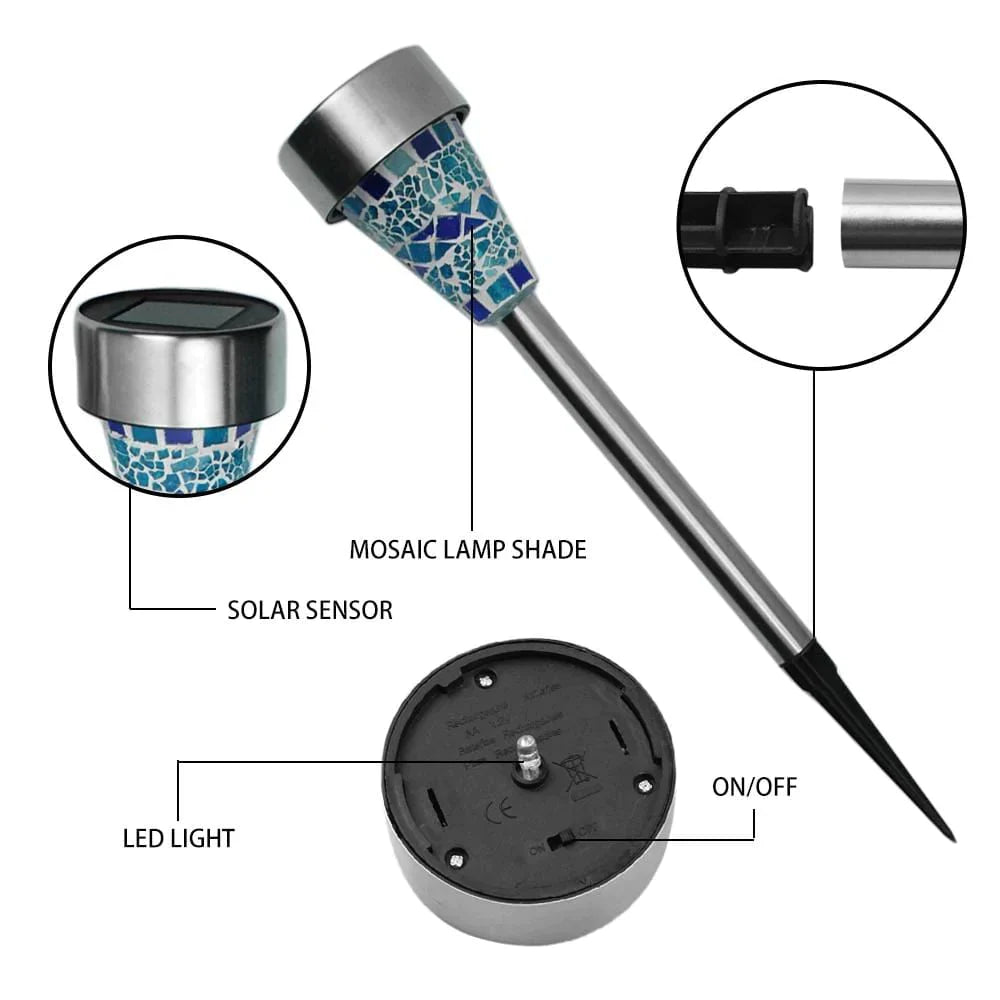 Mosaic Solar Power Lights