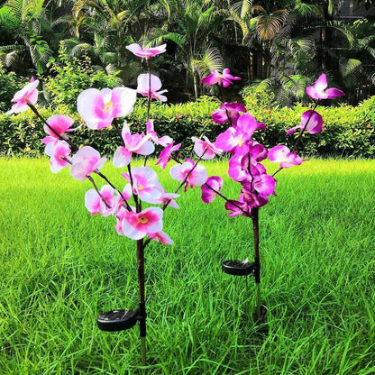 Moth Orchid Led Garden Lights Pack of 2