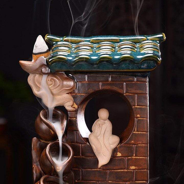 Mountain Spring Waterfall Incense Burner