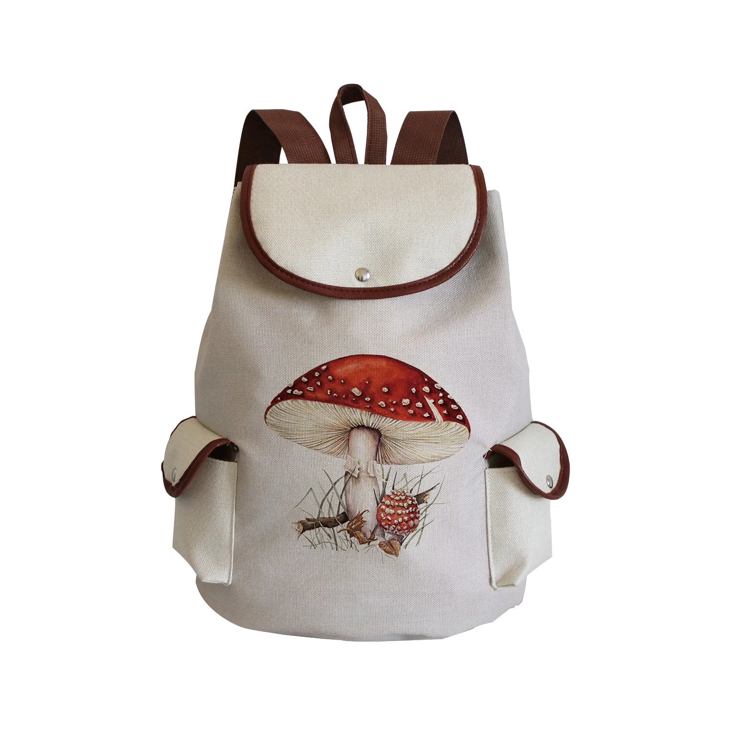 Mushroom Drawstring Backpack