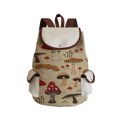 Mushroom Drawstring Backpack