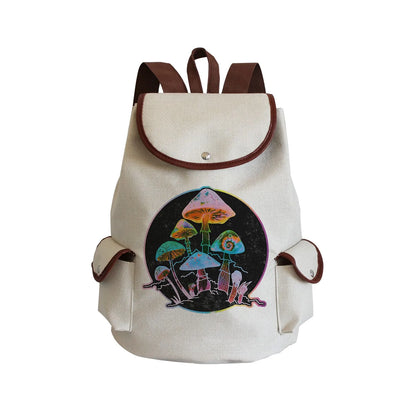 Mushroom Drawstring Backpack