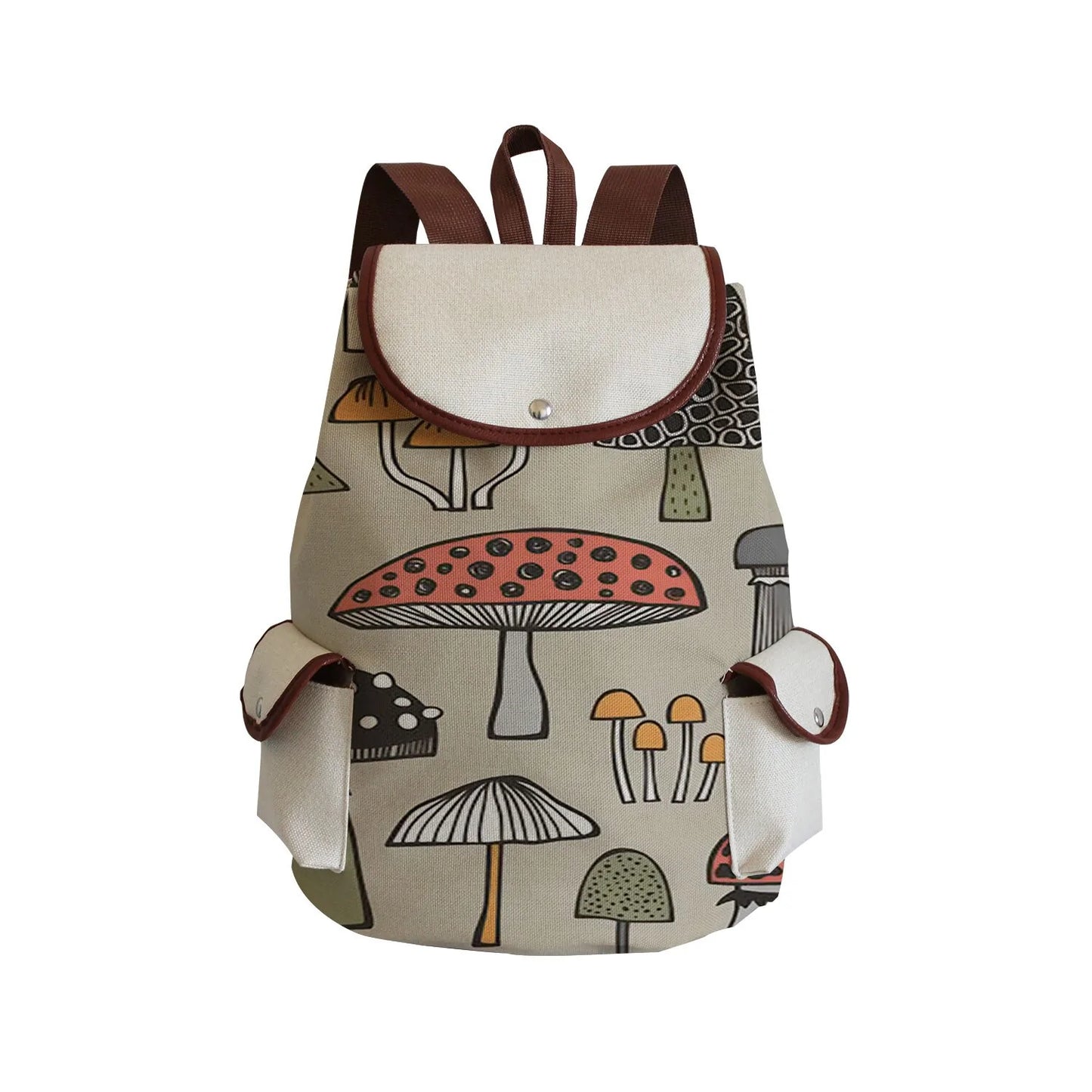 Mushroom Drawstring Backpack