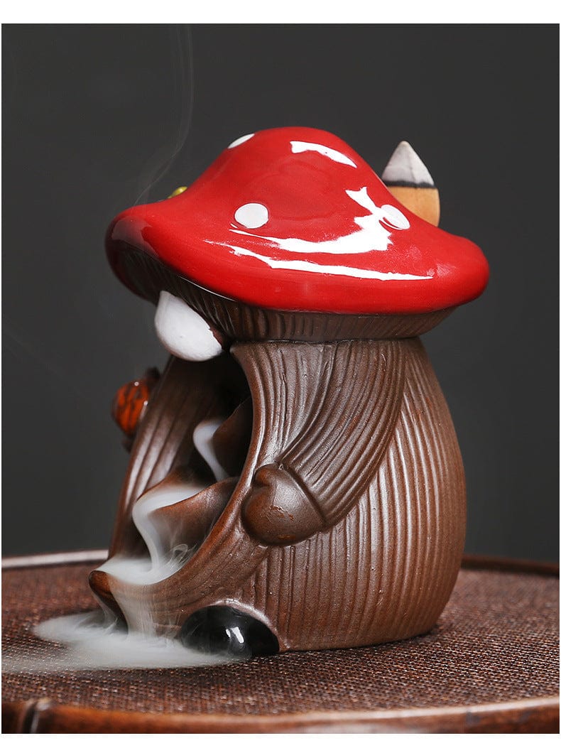 Mushroom Elf Incense Burner