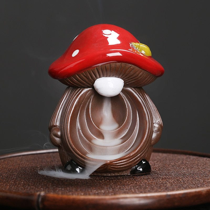 Mushroom Elf Incense Burner