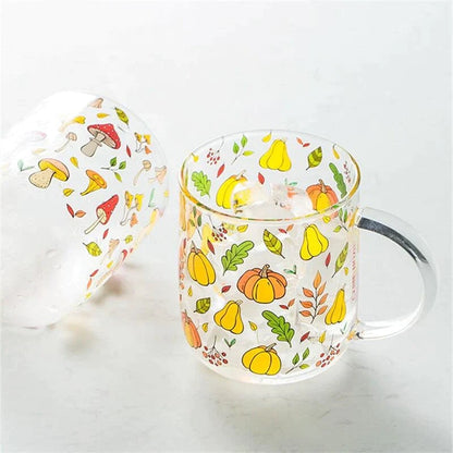 Mushroom Garden Glass Mug