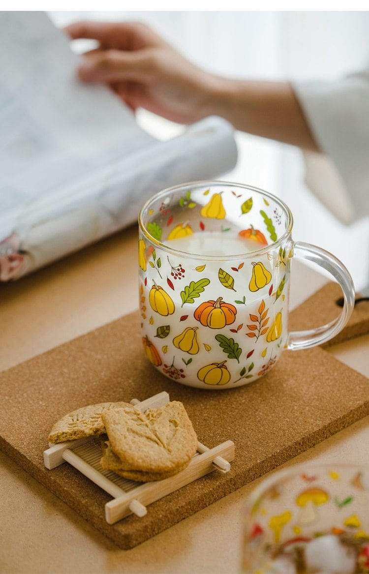 Mushroom Garden Glass Mug