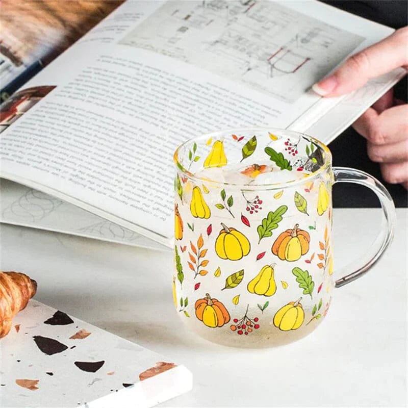 Mushroom Garden Glass Mug