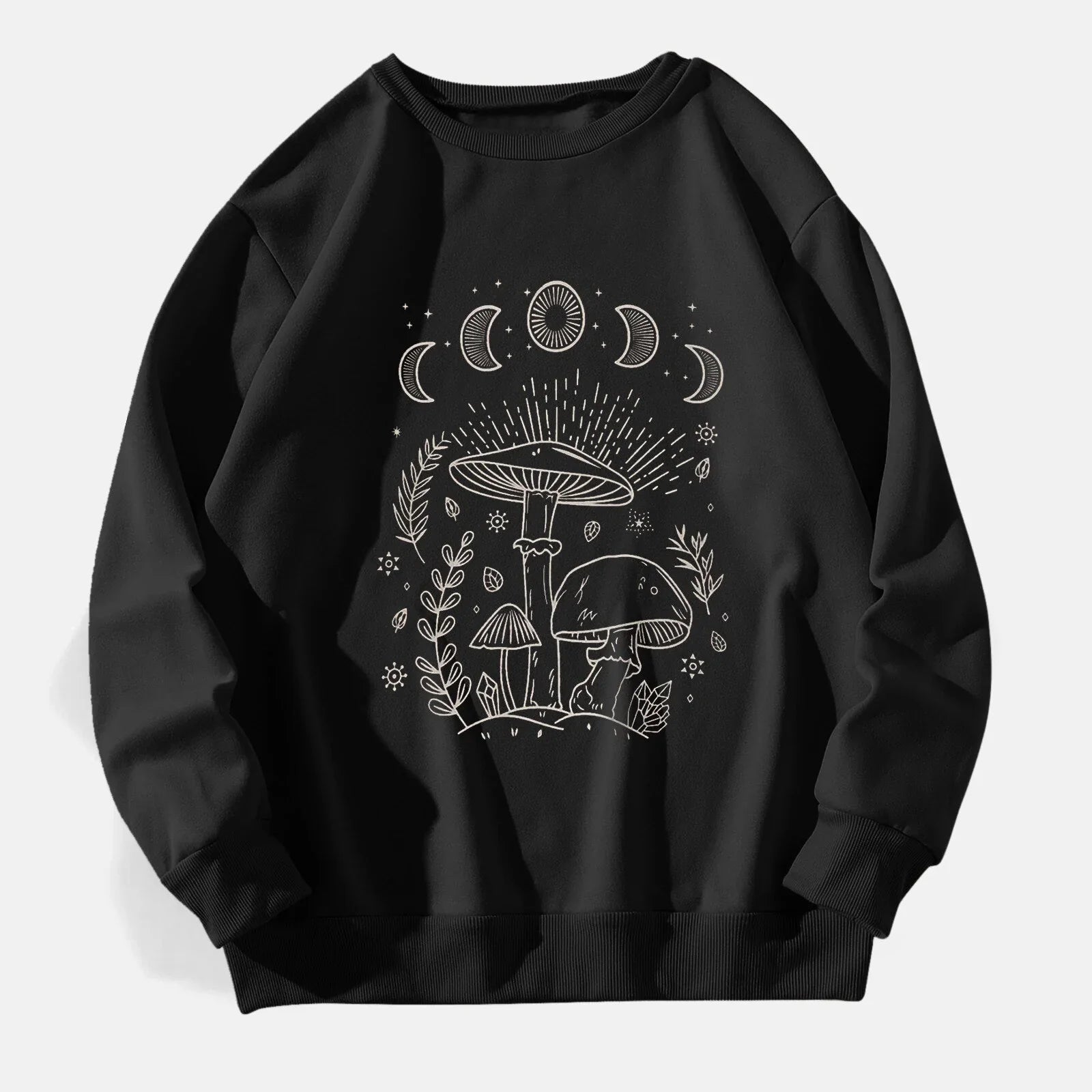 Mushroom Moon Phases Sweatshirt